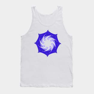 Blue mandala Tank Top